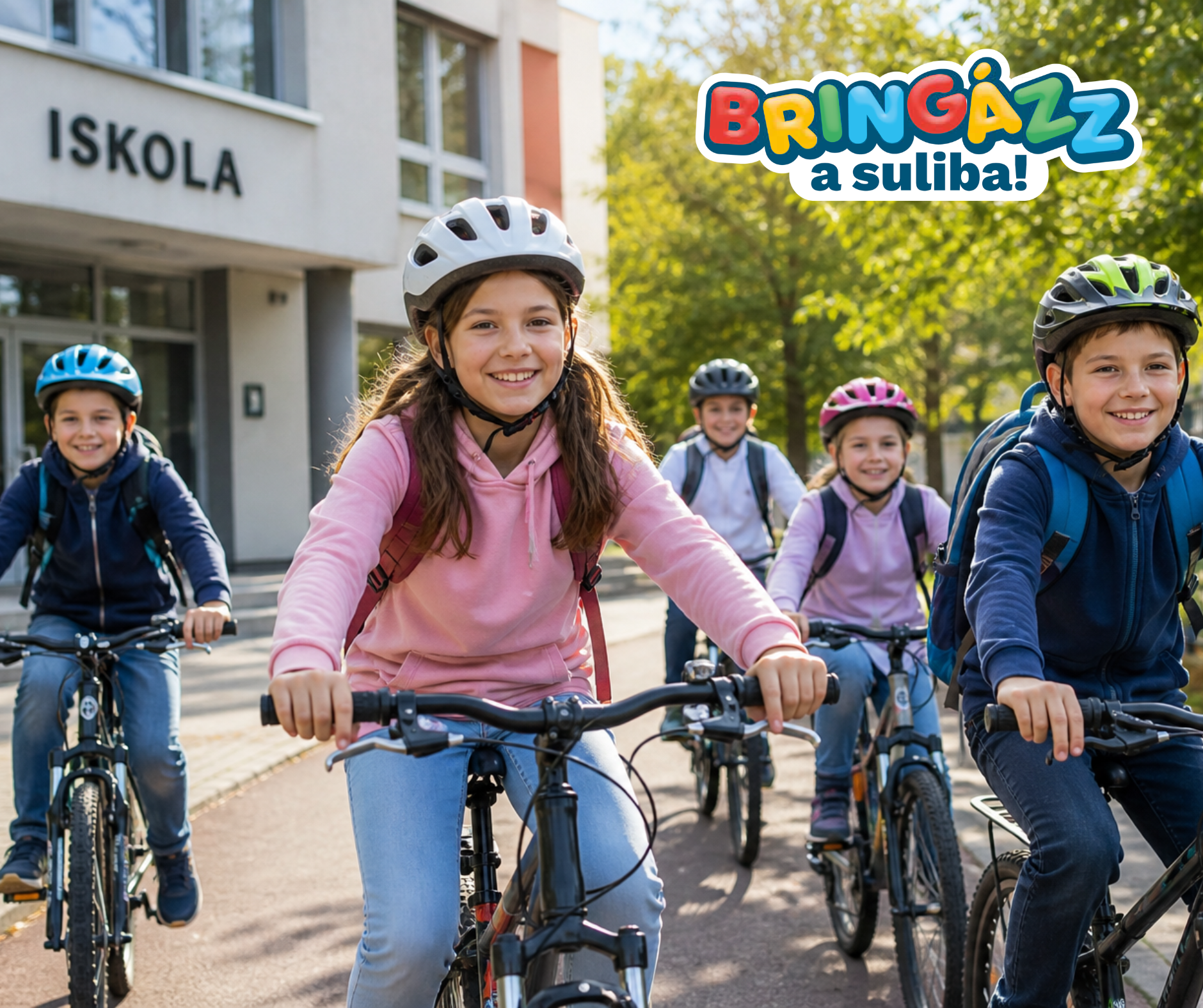 Indul a Bringázz a suliba! program