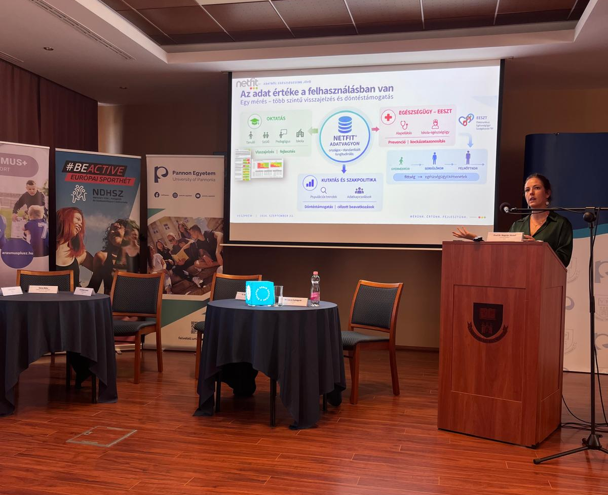 A NETFIT® adatvagyona az oktatás, az egészségügy és a kutatás szolgálatában